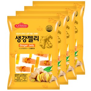 일광제과 생강젤리, 280g, 4개