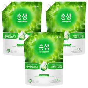 순샘 베이킹소다 피톤치드향 주방세제 리필