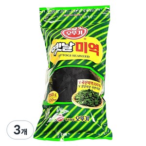 오뚜기 옛날 미역, 250g, 3개