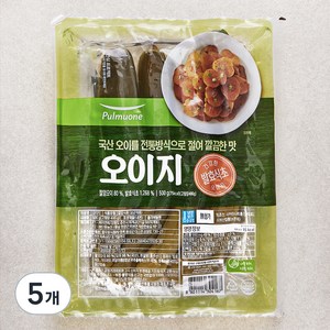 풀무원 찬마루 오이지, 500g, 5개