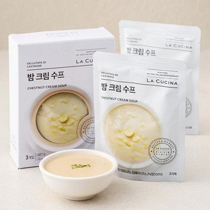 라쿠치나 밤 크림 수프, 160g, 3개