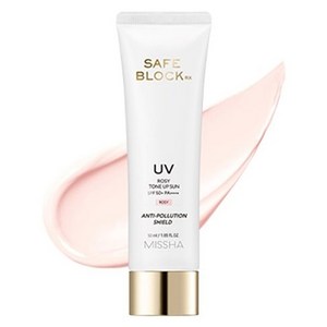 미샤 세이프블록 RX UV 로지 톤업 선크림 SPF50+ PA++++, 50ml, 1개