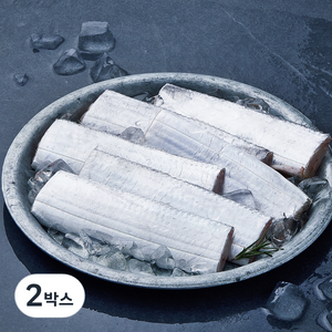 명보씨푸드 제주 손질 은갈치 2마리 (생물), 440g(대, 2미), 2박스