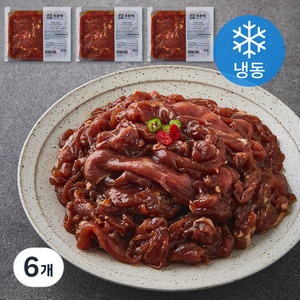 우돈타 기사식당 한돈 불백 (냉동), 6개, 400g