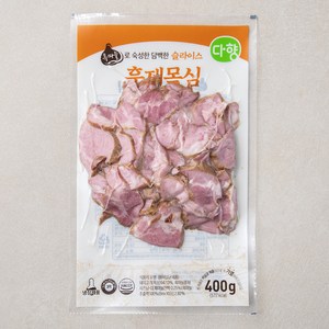 다향 슬라이스 돼지 훈제목심, 400g, 1개