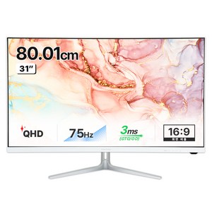 인터픽셀 QHD 화이트 에디션 모니터, 80cm, IPQ3220(일반)