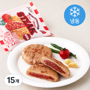 맛있닭 닭가슴살 한끼스테이크 토마토 (냉동), 100g, 15개