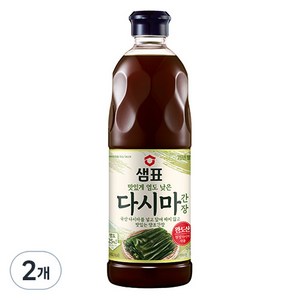 샘표 다시마 간장, 860ml, 2개