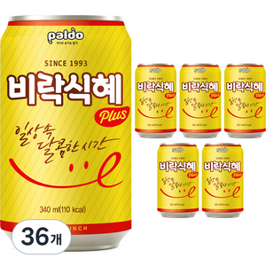 팔도 비락 식혜, 340ml, 36개