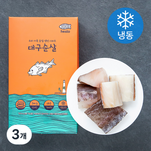 해슬로 대구 순살 (냉동), 500g, 3개