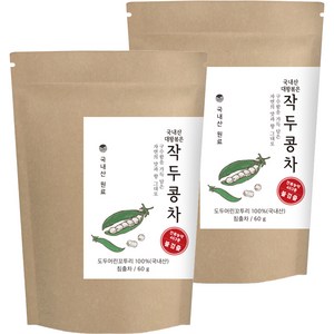 자연지애 대왕 작두콩차, 60g, 1개입, 2개