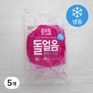 풀무원 돌얼음 (냉동), 3kg, 5개