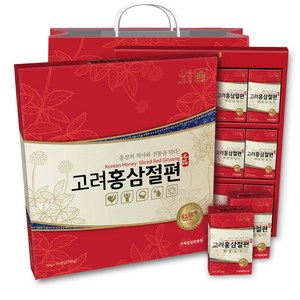 고려홍삼진흥원 홍삼절편 선물세트 15개입 + 쇼핑백, 300g, 1개