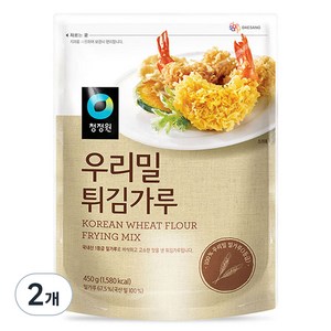 [청정원] 우리밀 튀김가루, 450g, 2개