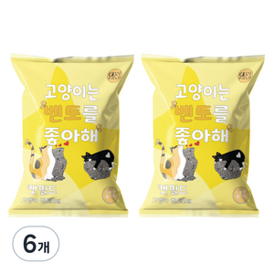 캣필드 고양이 벤토모래, 7kg, 6개, 무향