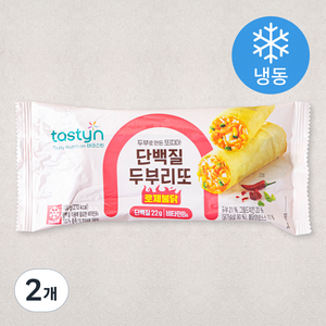 테이스틴 단백질 두부리또 로제불닭 (냉동), 130g, 2개