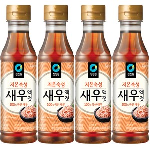 청정원 저온숙성 새우액젓, 500g, 4개