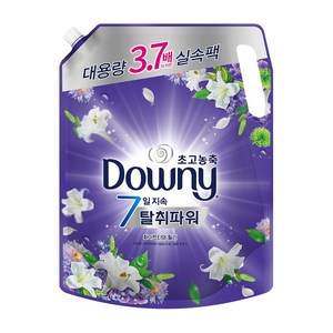 다우니 7일 탈취파워 초고농축 섬유유연제 화이트티와 릴리 리필, 2.6L, 1개