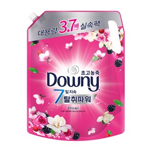 다우니 7일 탈취파워 초고농축 섬유유연제 목련과베리 리필, 2.6L, 1개