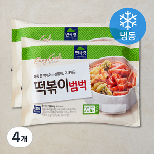 면사랑 떡볶이 범벅 (냉동), 364g, 4개