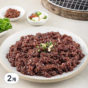 오늘차림 한우 양념 소불고기, 600g, 2개