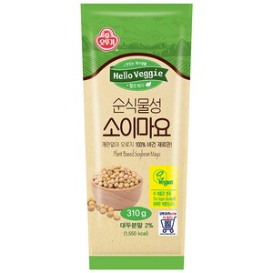 오뚜기 순식물성 소이마요, 310g, 1개