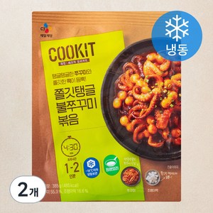 쿡킷 쫄깃탱글 불쭈꾸미볶음 (냉동), 2개, 385g