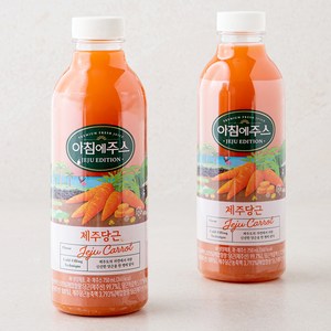 아침에주스 제주당근 주스, 2개, 750ml