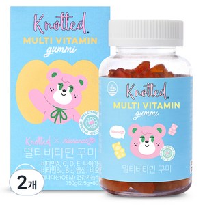 노티드 멀티비타민 꾸미 60p, 150g, 2개