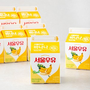 서울우유 바나나, 300ml, 8개