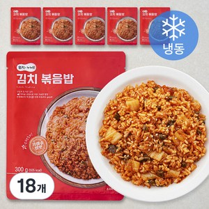 엄지 김치볶음밥 (냉동), 300g, 18개