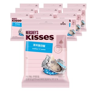 키세스 쿠키앤크림, 52g, 10개