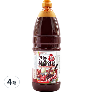 첫맛 만능 불 볶음양념, 2kg, 4개