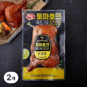 하림 토마호크 치킨다리 스모크, 540g, 2개