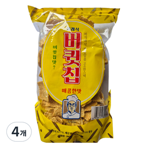 버큇칩 매콤한맛, 280g, 4개