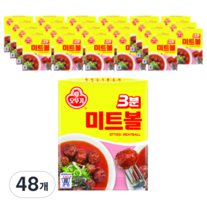 오뚜기 3분 미트볼, 150g, 48개