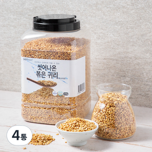 대구농산 씻어나온 볶은귀리, 2.5kg, 4통