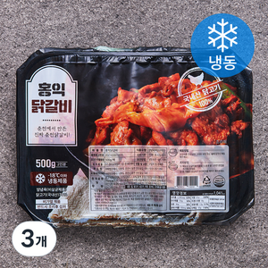 홍익닭갈비 (냉동), 500g, 3개