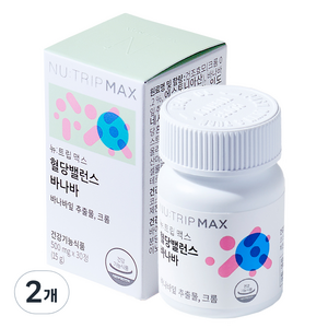 뉴트립 혈당밸런스 바나바 500 mg, 30정, 2개