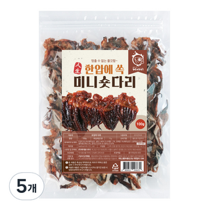 해야미 미니 숏다리, 100g, 5개