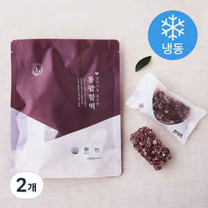 창억 입안가득 포근한 통팥 찰떡 (냉동), 300g, 2개