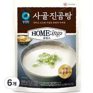 호밍스 사골진곰탕, 500g, 6개