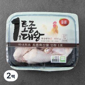 올품 토종대왕 닭볶음탕용 닭고기 (냉장), 1kg, 2팩