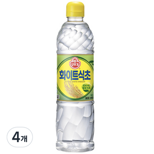 오뚜기 화이트 식초, 900ml, 4개