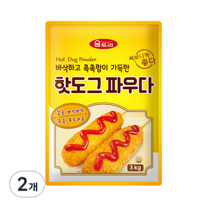 움트리 핫도그 파우다, 3kg, 2개