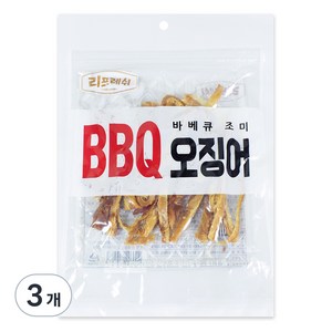 리프레쉬 바비큐 조미 BBQ 오징어, 130g, 3개