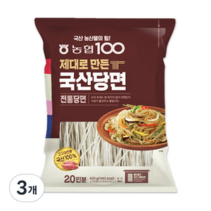 농협식품 제대로 만든 전통당면, 400g, 3개