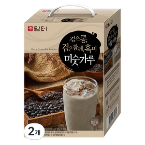 담터 검은콩 검은참깨 흑미 미숫가루, 800g, 2개