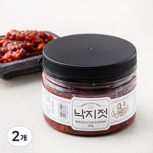 광천수산 낙지젓, 250g, 2개