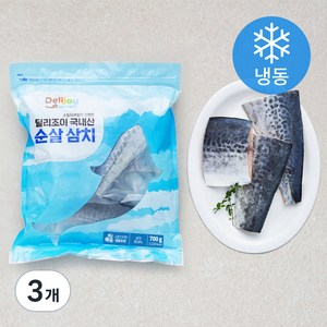 딜리조이 국내산 순살 삼치, 700g, 3개